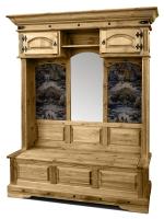 Шкаф комбинированный для прихожей Викинг 04 фото Шкаф комбинированный для прихожей Викинг 04