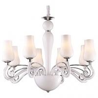 Подвесная люстра Arte Lamp Biancaneve A8110LM-8WH фото Подвесная люстра Arte Lamp Biancaneve A8110LM-8WH. Фото №1
