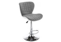 Барный стул Brend серый / белый. Фото №1