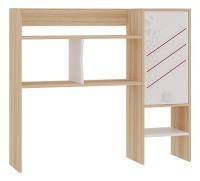 Энерджи Надстройка 1200 прямая дуб сонома/белый фото Энерджи Надстройка 1200 прямая дуб сонома/белый. Фото №1