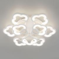 Потолочная люстра Eurosvet Arctic 90141/9 белый 80W фото Потолочная люстра Eurosvet Arctic 90141/9 белый 80W. Фото №1