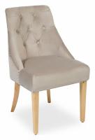 Стул Secret De Maison Prima (mod. C004) дерево береза, ткань: вельвет, 52х61х90см, светло-серый (поставляется только по 2 шт). Фото №1