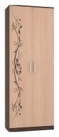 Натали Шкаф 2-створчатый венге/дуб млечный фото Натали Шкаф 2-створчатый венге/дуб млечный