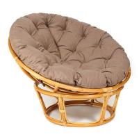 Кресло из ротанга Папасан (Papasan 23/01) + Подушка (Honey (мёд),экошерсть коричневая) фото Кресло из ротанга Папасан (Papasan 23/01) + Подушка (Honey (мёд),экошерсть коричневая)