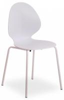 Стул EBAY (mod 03) металл/пластик, 52x46x83.5, белый (поставляется по 4 шт)
