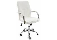 Стул Компьютерное кресло Nadir белое. Фото №1