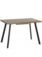 Стол Plain 116-158*74 дуб Ка/черный фото Стол Plain 116-158*74 дуб Ка/черный