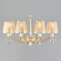 Подвесная люстра Eurosvet Alcamo 60103/8 перламутровое золото. Фото №1