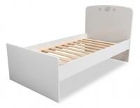 (Сильва) НМ 041.07 Кровать Лилу  Слоники / белый / серый фото (Сильва) НМ 041.07 Кровать Лилу  Слоники / белый / серый