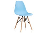 Стул деревянный Eames PC-015 blue. Фото №1