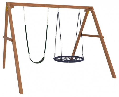 Качели детские Р911-23, коричневый. Фото №1