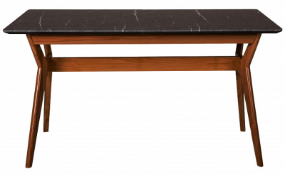 Стол Нарвик раскладной 140-180 ОРЕХ-Мрамор Графит фото Стол Нарвик раскладной 140-180 ОРЕХ-Мрамор Графит. Фото №4