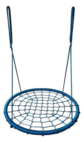 Качели детские гнездо 403422, синий. Фото №1