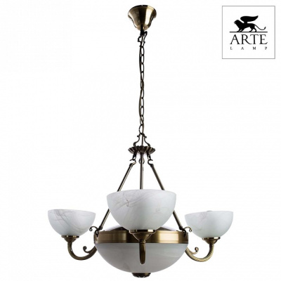 Подвесная люстра Arte Lamp Windsor A3777LM-3-2AB фото Подвесная люстра Arte Lamp Windsor A3777LM-3-2AB. Фото №2