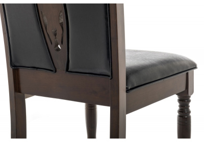 Стул деревянный Gala dirty oak / black фото Стул деревянный Gala dirty oak / black. Фото №4