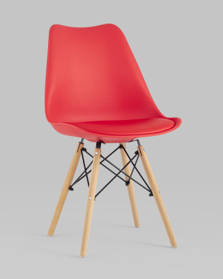 Стул Eames Soft красный. Фото №3