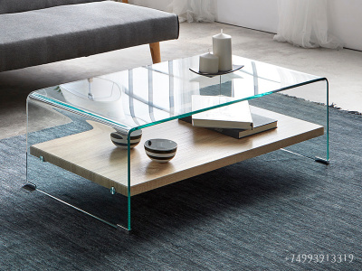 Журнальный стол DUPEN CT-225 Прозрачный. Фото