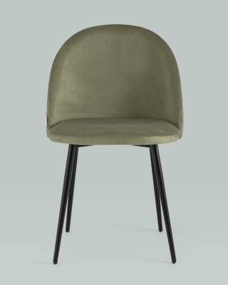 Стул Фолио велюр пыльно-оливковый. Фото