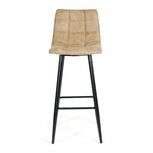 Стул SPICE (mod.8078) металл,ткань наппа, 51 x 42 x 104 см, светло-коричневый/черный, PK-01 (поставляется только по 2 шт). Фото №2