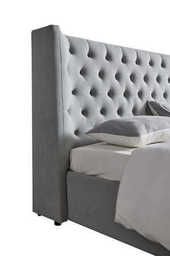 Кровать 1726 GREY серая. Фото №8