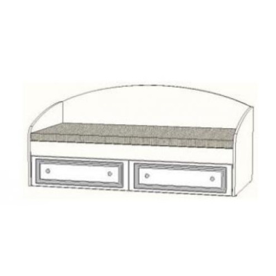 Тахта раздвижная с двумя выдвижными ящиками АЙС фото Тахта раздвижная с двумя выдвижными ящиками АЙС. Фото №2
