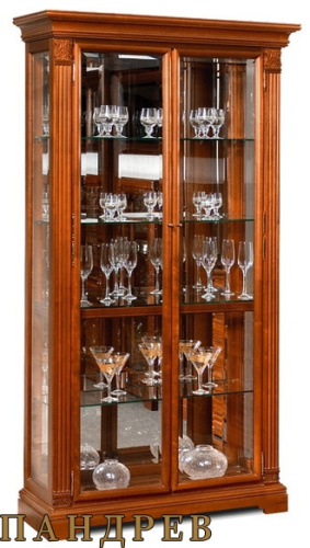 Шкаф с витриной Престиж ГМ 5903Е. Фото №1