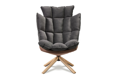 Кресло HUSK DC-1565C коричневое. Фото №5