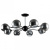 Люстра на штанге Arte Lamp Lagos A2708PL-8BK фото Люстра на штанге Arte Lamp Lagos A2708PL-8BK. Фото №1
