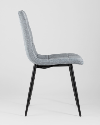 Стул Вольт рогожка серо-голубой. Фото