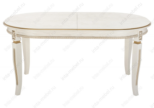 Стол деревянный Aviano молочный с патиной. Фото №9