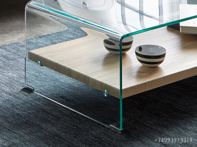 Журнальный стол DUPEN CT-225 Прозрачный. Фото