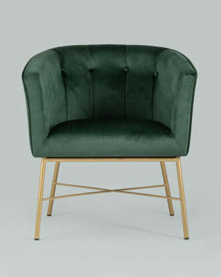 Кресло Шале велюр зеленый фото Кресло Шале велюр зеленый. Фото №5