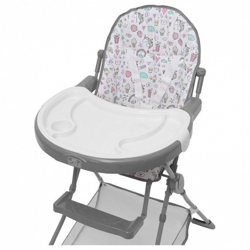 Стул для кормления Polini kids 252, белый. Фото №7