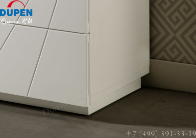 Тумба прикроватная DUPEN М-137 OCEAN белая. Фото