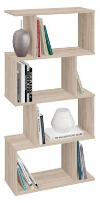 Стеллаж Polini Home Smart, древесина коричневая светлая дуб фото Стеллаж Polini Home Smart, древесина коричневая светлая дуб. Фото №3