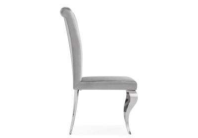 Стул на металлокаркасе Lund dark grey / steel. Фото