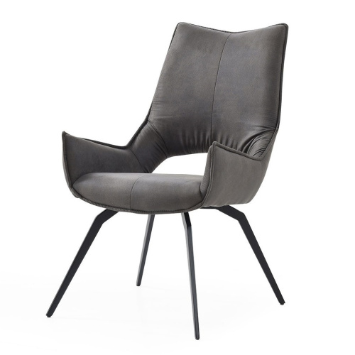 Стул DC1241 серый/черный. Фото №3