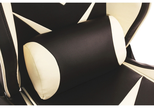 Компьютерное кресло Racer черное / бежевое. Фото №8