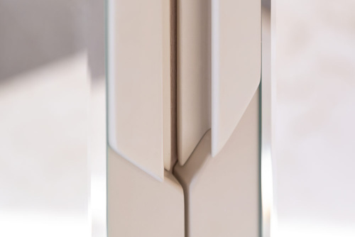 Шкаф двухстворчатый с зеркалами Сканди Жемчужно-белый. Фото №13