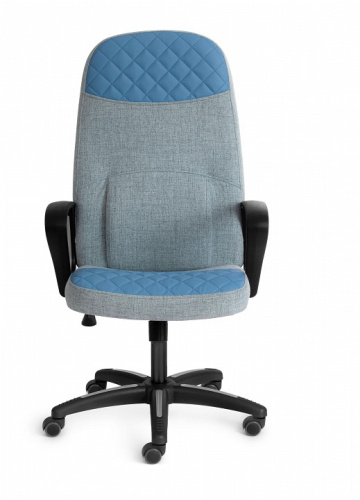 Кресло ADVANCE ткань/кож/зам, голубой, фостер 15/0420. Фото №2