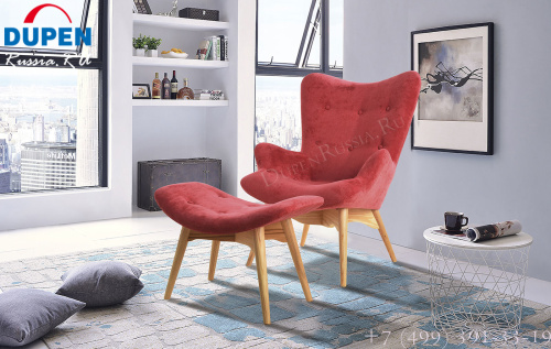 Банкетка DC917F бордо 2214-17 (darkred). Фото №9