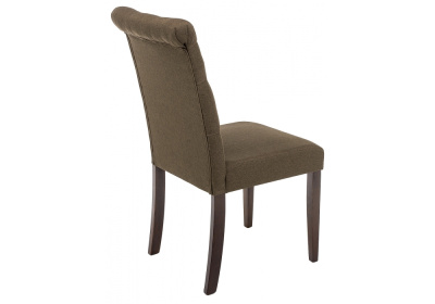 Стул деревянный Amelia dark walnut / fabric brown фото Стул деревянный Amelia dark walnut / fabric brown. Фото №4