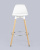 Стул барный Мартин белый фото Стул барный Мартин белый. Фото №5