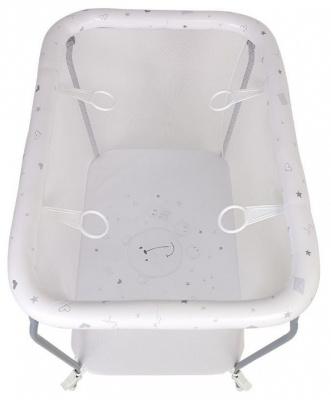 Манеж Polini Kids Classic, белый. Фото