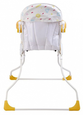 Стул для кормления Polini Kids Малышарики Солнечный день, белый фото Стул для кормления Polini Kids Малышарики Солнечный день, белый. Фото №5