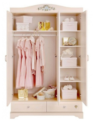 Трехстворчатый шкаф Cilek Flora 20.01.1001.01 фото Трехстворчатый шкаф Cilek Flora 20.01.1001.01. Фото №2