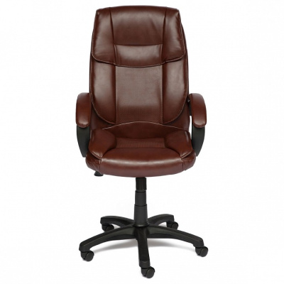 Кресло OREON кож/зам, коричневый/коричневый перфорированный, 2 TONE/2 TONE /06 (id:  ). Фото