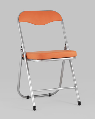 Стул складной ДЖОН металлик, оранжевый фото Стул складной ДЖОН металлик, оранжевый. Фото №3