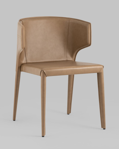 Стул Арманд экокожа коричневый. Фото №3