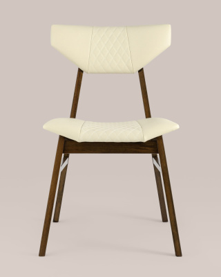 Стул обеденный TOR кремовый ПУ 4 шт. фото Стул обеденный TOR кремовый ПУ 4 шт.. Фото №5